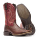 Durango Men's Shyloh 11" Square Toe Western Boot - Mahogany/Dynamite Red - DDB0494 - Overlook Boots