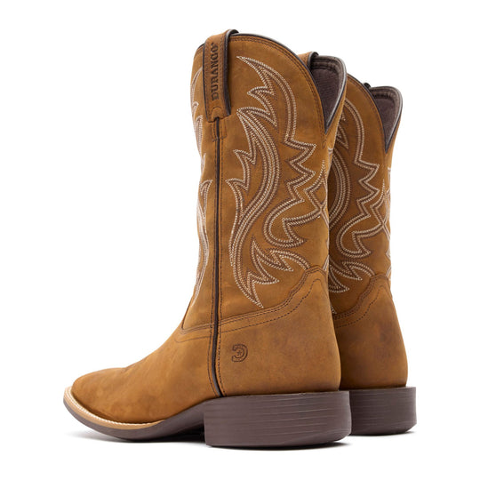 Durango Men's Shyloh 11" Square Toe Western Boot - Saddle Brown - DDB0495 - Overlook Boots