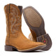 Durango Men's Shyloh 11" Square Toe Western Boot - Saddle Brown - DDB0495 - Overlook Boots