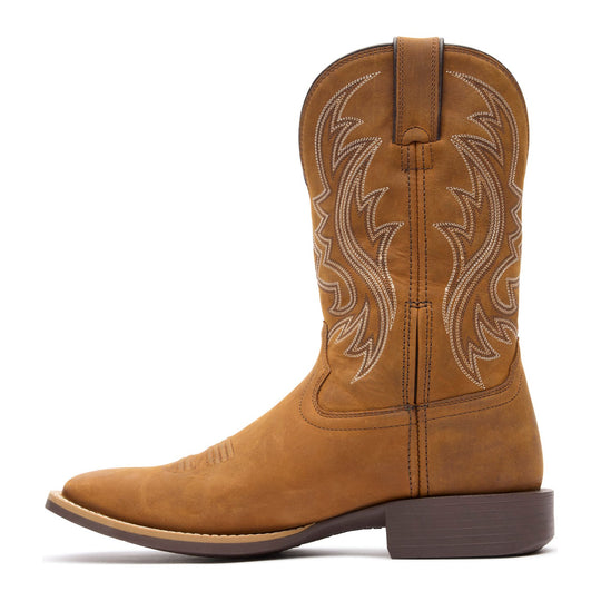 Durango Men's Shyloh 11" Square Toe Western Boot - Saddle Brown - DDB0495 - Overlook Boots