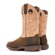 Durango Men's Rebel with InsulKul 11" Square Toe Western Boot - Coffee/Bone - DDB0498 - Overlook Boots