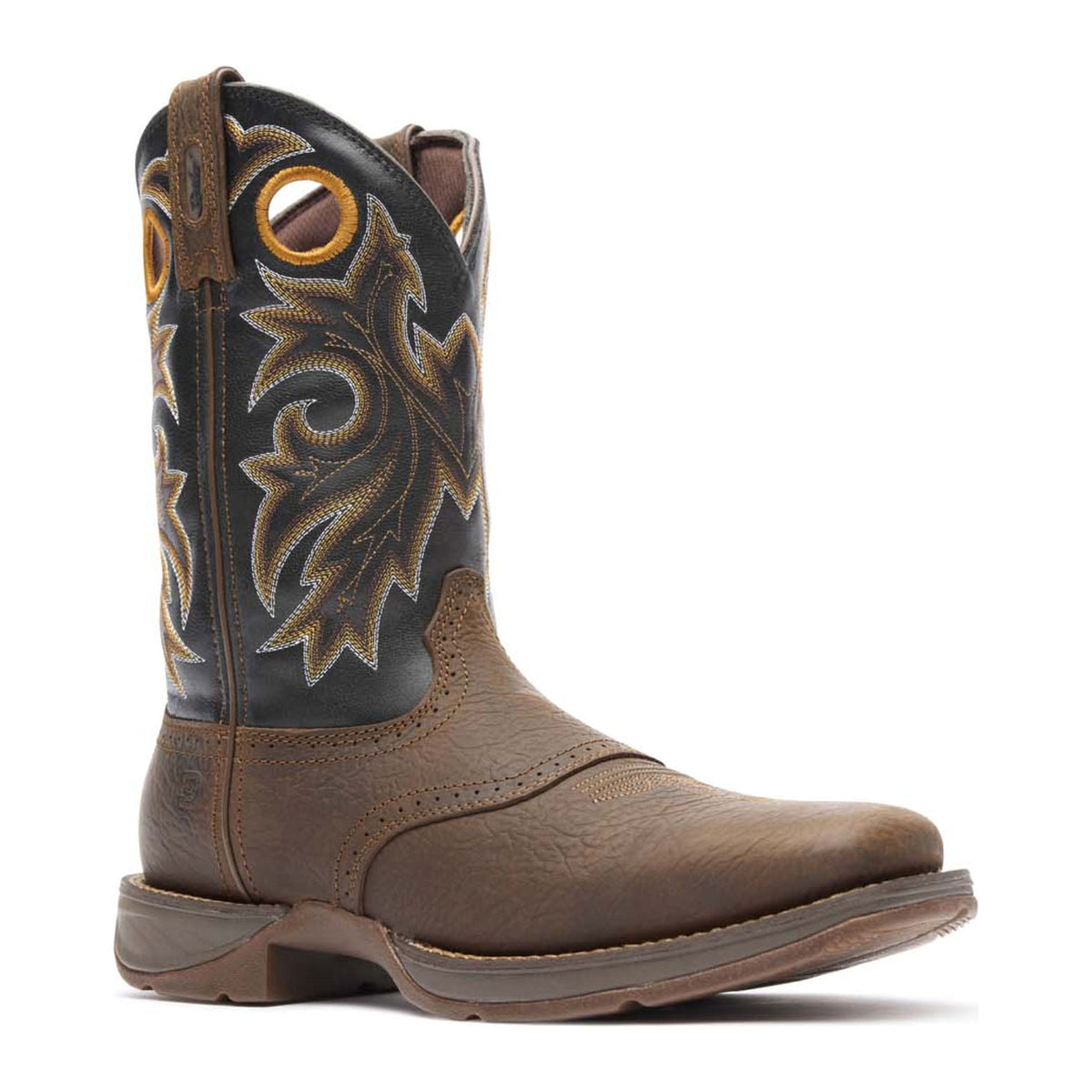 Durango Men's Rebel with InsulKul 11" Square Toe Western Boot - Tobacco Leaf/Black - DDB0499 7 / Medium / Tobacco Leaf/Black - Overlook Boots
