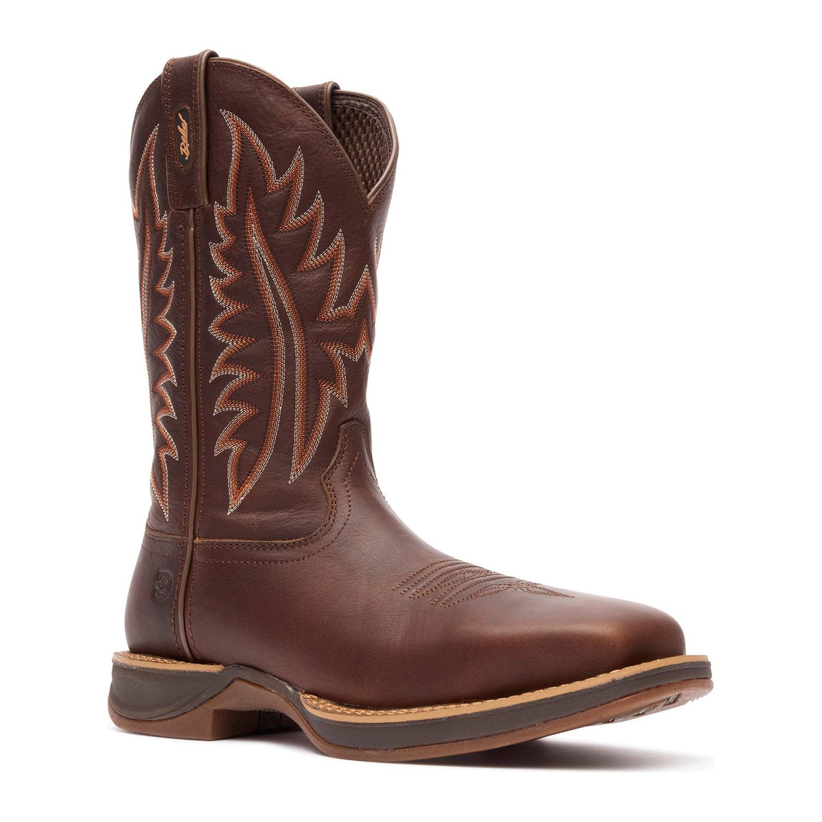 Durango Men's Rebel Ultra-Lite 11" Steel Toe Western Work Boot - Briar Pitstop - DDB0520 7 / Medium / Briar Pitstop - Overlook Boots