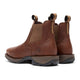 Durango Men's Red Dirt Rebel 5.5" Steel Toe Chelsea Work Boot - Mahogany Brown - DDB0541 - Overlook Boots