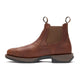 Durango Men's Red Dirt Rebel 5.5" Steel Toe Chelsea Work Boot - Mahogany Brown - DDB0541 - Overlook Boots