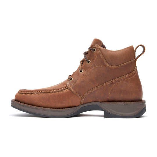 Durango Men's Red Dirt Rebel Ultra-Lite 5.5" Soft Toe Chukka Boot - Mustang Brown - DDB0542 - Overlook Boots