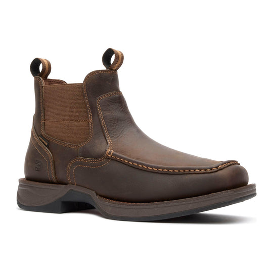 Durango Men's Red Dirt Rebel Ultra-Lite 5.5" Soft Toe Waterproof Chelsea Boot - Dark Earth - DDB0543 7 / Medium / Dark Earth - Overlook Boots