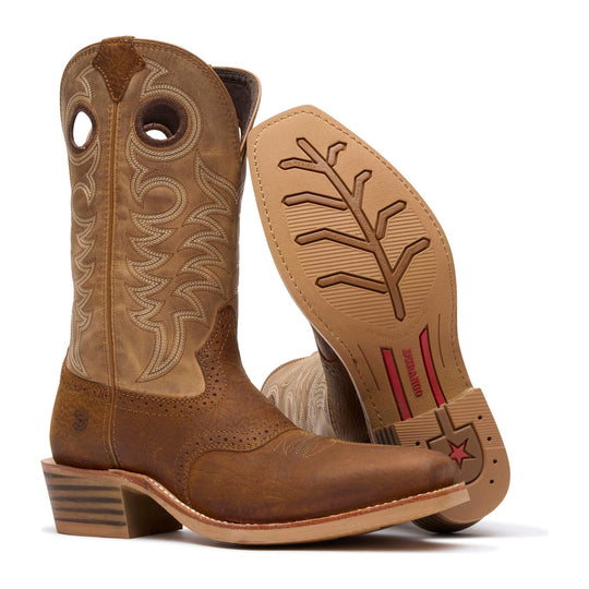 Durango Men's Rebel Pro Roughstock 12" Narrow Square Toe Western Boot - Adobe Brown/Sandstone - DDB0552 - Overlook Boots