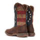Durango Men's Rebel America 250 Flag 11" Square Toe Western Boot - Briar Pitstop - DDB0566 - Overlook Boots