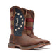 Durango Men's Rebel America 250 Flag 11" Square Toe Western Boot - Briar Pitstop - DDB0566 - Overlook Boots