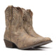 Durango Women's Crush 8" Distressed Shortie Western Boot - Driftwood - DRD0372 - Overlook Boots