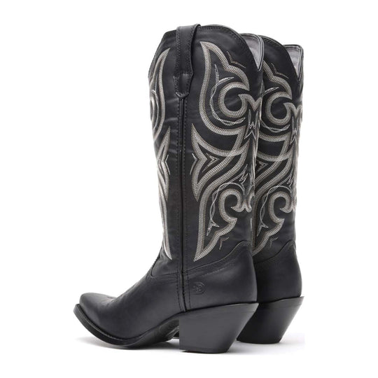 Durango Women's Crush 13" Snip Toe Western Boot - Black Beauty - DRD0450 - Overlook Boots