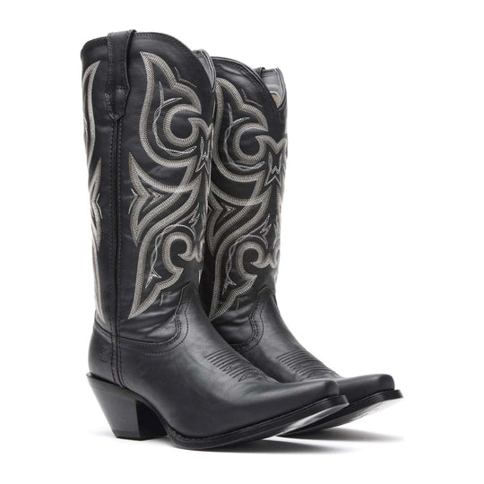 Durango Women's Crush 13" Snip Toe Western Boot - Black Beauty - DRD0450 - Overlook Boots