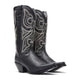 Durango Women's Crush 13" Snip Toe Western Boot - Black Beauty - DRD0450 - Overlook Boots