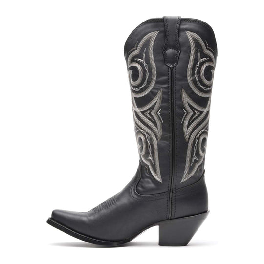 Durango Women's Crush 13" Snip Toe Western Boot - Black Beauty - DRD0450 - Overlook Boots