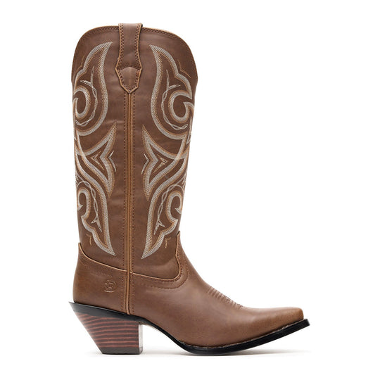 Durango Women's Crush 13" Snip Toe Western Boot - Milk Chocolate - DRD0451 - Overlook Boots