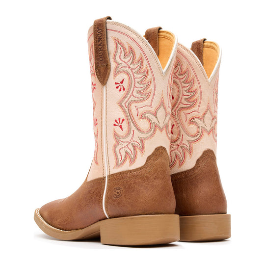 Durango Shyloh Bota Vaquera para Mujer, 10 Pulgadas, Punta Cuadrada - Honey Tan/Metallic Peach - DRD0482 - Imagen 5