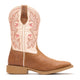 Durango Shyloh Bota Vaquera para Mujer, 10 Pulgadas, Punta Cuadrada - Honey Tan/Metallic Peach - DRD0482 - Imagen 3