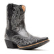 Durango Shyloh Pony Bota Vaquera para Mujer, 8 Pulgadas, Punta Snip - Polished Black Onyx - DRD0491