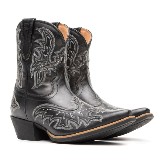 Durango Shyloh Pony Bota Vaquera para Mujer, 8 Pulgadas, Punta Snip - Polished Black Onyx - DRD0491 - Imagen 4