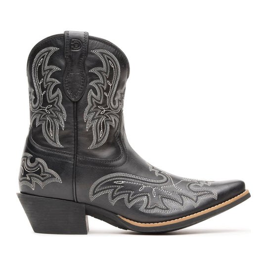 Durango Shyloh Pony Bota Vaquera para Mujer, 8 Pulgadas, Punta Snip - Polished Black Onyx - DRD0491 - Imagen 2