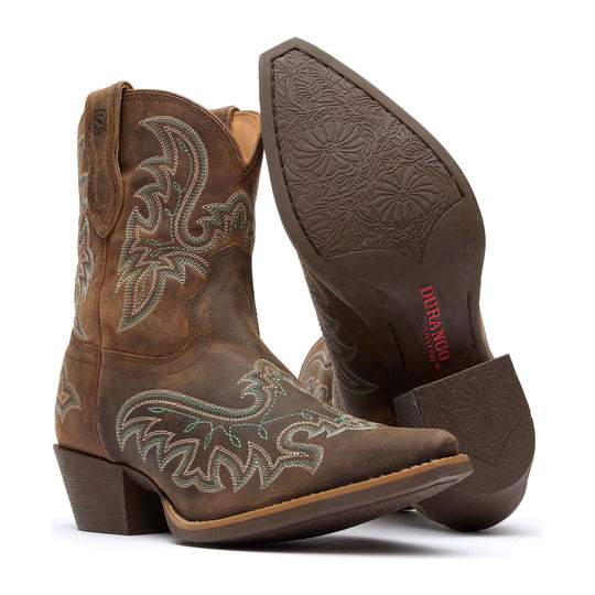 Durango Shyloh Pony Bota Vaquera para Mujer, 8 Pulgadas, Punta Snip - Driftwood - DRD0492 - Imagen 6