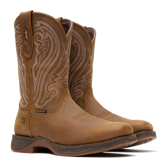 Durango Women's Lady Rebel Ultra-Lite 10" Soft Toe Waterproof Western Work Boot - Filly Brown - DRD0511 - Overlook Boots