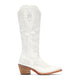 Durango Women's Crush 16" Snip Toe Tall Western Boot - Porcelain White - DRD0512 - Overlook Boots
