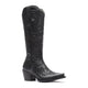 Durango Crush Bota Vaquera Alta para Mujer, 16 Pulgadas, Punta Snip - Polished Black Onyx - DRD0513