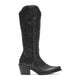 Durango Crush Bota Vaquera Alta para Mujer, 16 Pulgadas, Punta Snip - Polished Black Onyx - DRD0513 - Imagen 2