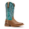 Durango Women's Lady Rebel Pro 12" Square Toe Western Boot - Gingersnap/Ocean Blue - DRD0517 6 / Medium / Gingersnap/Ocean Blue - Overlook Boots