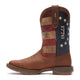 Durango Women's Lady Rebel America 250 Flag 10" Square Toe Western Boot - Filly Brown - DRD0520 - Overlook Boots