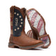Durango Women's Lady Rebel America 250 Flag 10" Square Toe Western Boot - Filly Brown - DRD0520 - Overlook Boots