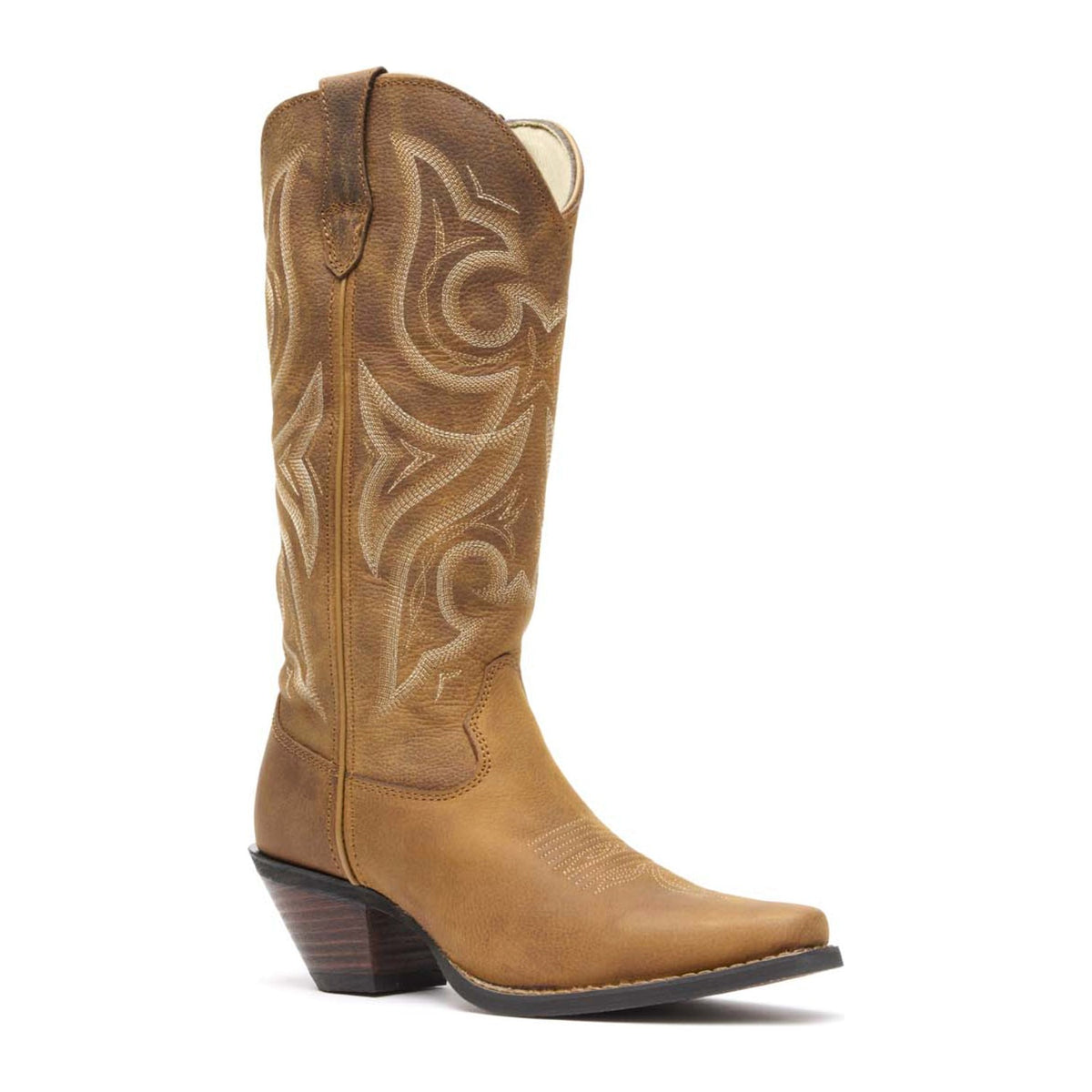 Durango Women's Crush Jealousy 13" Snip Toe Western Boot - Tan - RD3514 6 / Medium / Tan - Overlook Boots
