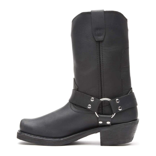 Durango Women's Harness 10" Snoot Toe Western Boot - Oiled Black - RD510 - Overlook Boots