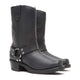 Durango Women's Harness 10" Snoot Toe Western Boot - Oiled Black - RD510 - Overlook Boots