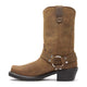 Durango Women's Harness 10" Snoot Toe Western Boot - Distressed Brown - RD594 - Overlook Boots