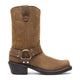 Durango Women's Harness 10" Snoot Toe Western Boot - Distressed Brown - RD594 - Overlook Boots