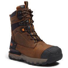 Timberland Pro Men's Boondock Ultralight 8" Composite Toe Waterproof 400G Insulated Work Boot - Brown - TB0A646FEM4 - Overlook Boots