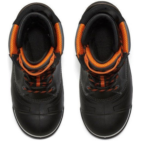 Timberland PRO Men's Pac Max 10" Composite Toe Waterproof Puncture Resistant Work Boot - Black/Orange - TB1A5QXJ001 - Overlook Boots