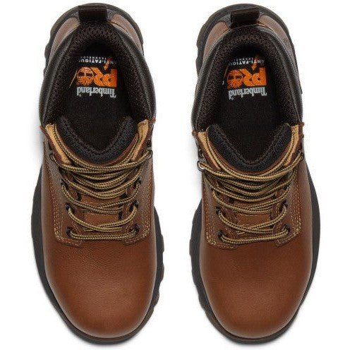 Timberland PRO Women's Titan EV 6" Composite Toe Waterproof Work Boot - Brown - TB1A5P1A214 - Overlook Boots