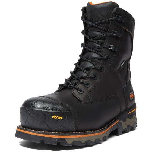 Timberland Pro Men's Boondock 8" Composite Toe Waterproof 200G Insulated Work Boot - Black - TB189645001 - Overlook Boots