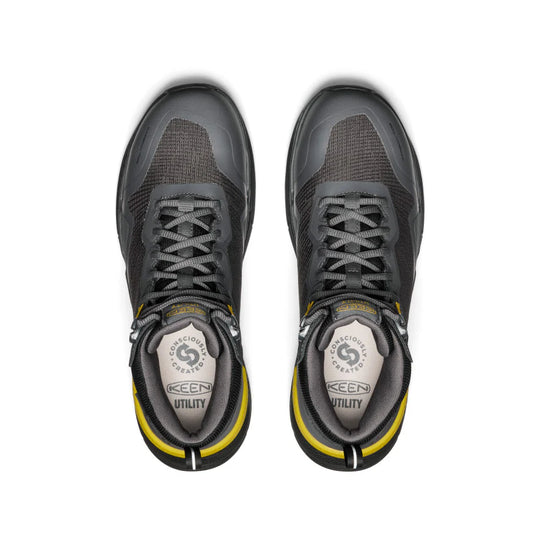 Keen Men's Synchro Carbon Toe Waterproof Work Boot - Magnet/Black - 1030305 - Overlook Boots