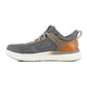 Florsheim Men's Fleet Work Composite Toe Static Dissipative Elastic Work Sneaker - Gray and Brown - FS2780 - Overlook Boots