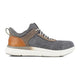 Florsheim Men's Fleet Work Composite Toe Static Dissipative Elastic Work Sneaker - Gray and Brown - FS2780 - Overlook Boots