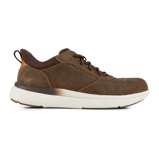 Florsheim Men's Fleet Work Composite Toe Static Dissipative Elastic Work Sneaker - Brown - FS2782 - Overlook Boots