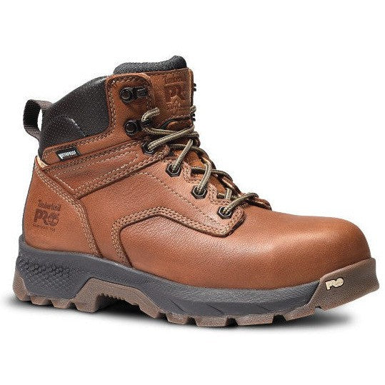 Timberland PRO Women's Titan EV 6" Composite Toe Waterproof Work Boot - Brown - TB1A5P1A214 - Overlook Boots