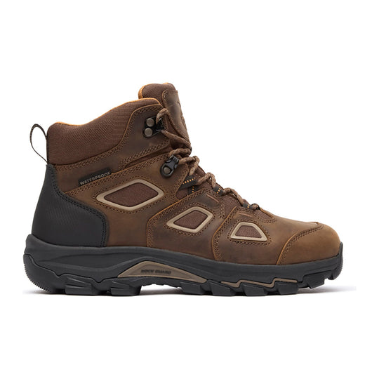 Georgia Men's TrailPoint 6" Carbon Toe Waterproof Hiker Work Boot - Brown - GB00750 - Overlook Boots
