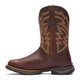 Georgia Men's Aero LT 11" Soft Toe Waterproof Square Toe Western Work Boot - Brown - GB00751 - Overlook Boots