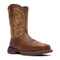 Georgia Men's Aero LT 11" Carbon Toe Waterproof Square Toe Western Work Boot - Brown/Tan - GB00753 7 / Medium / Brown/Tan - Overlook Boots